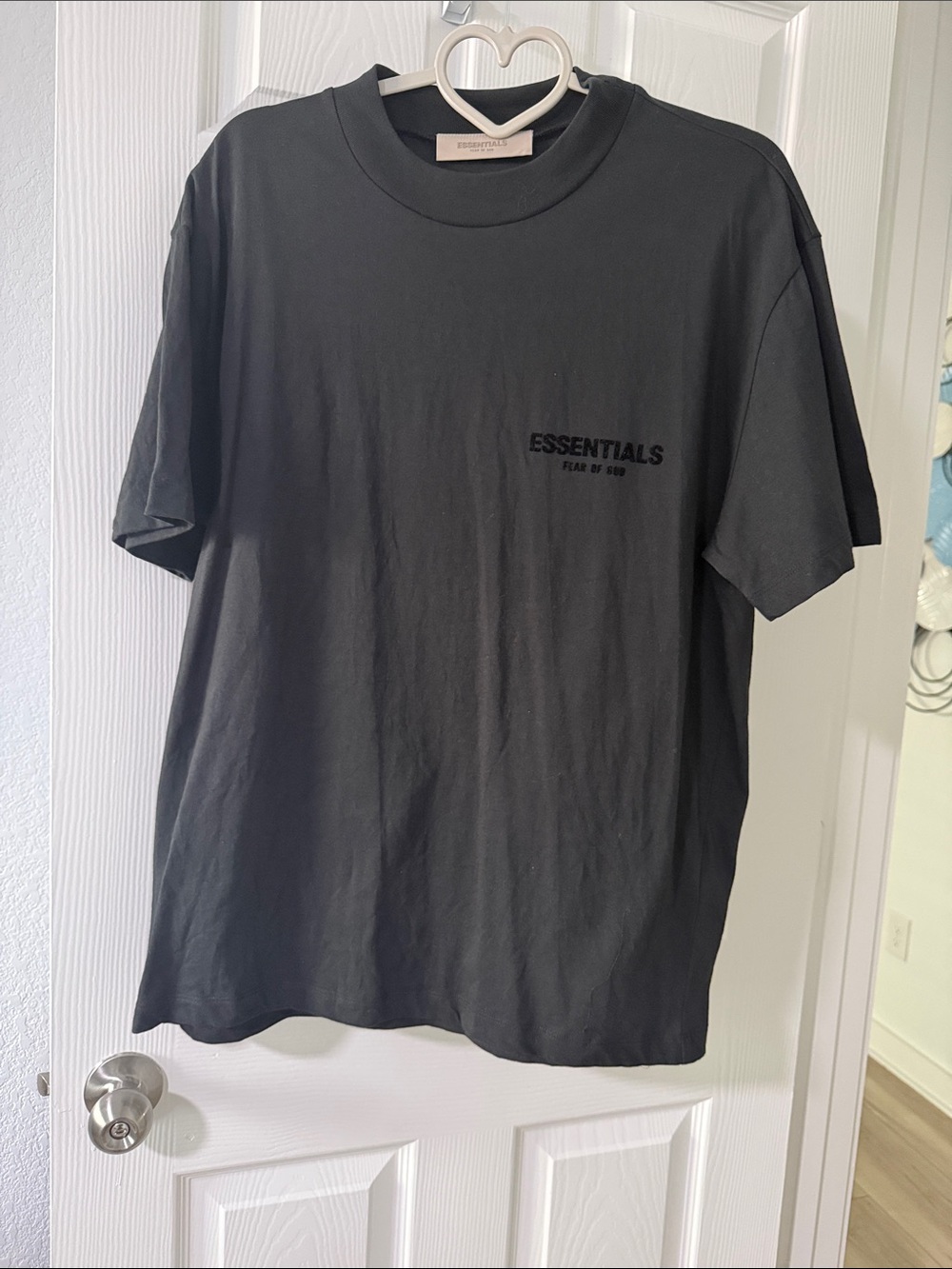 Fear of God Essentials Black Short-Sleeve Tee
